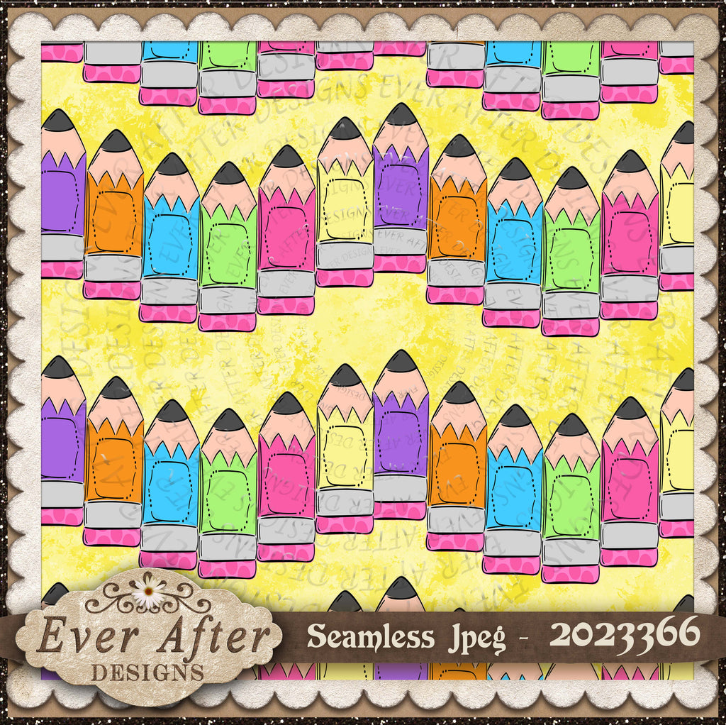 2023366 Candy Creations to cute for school pencil lines 1