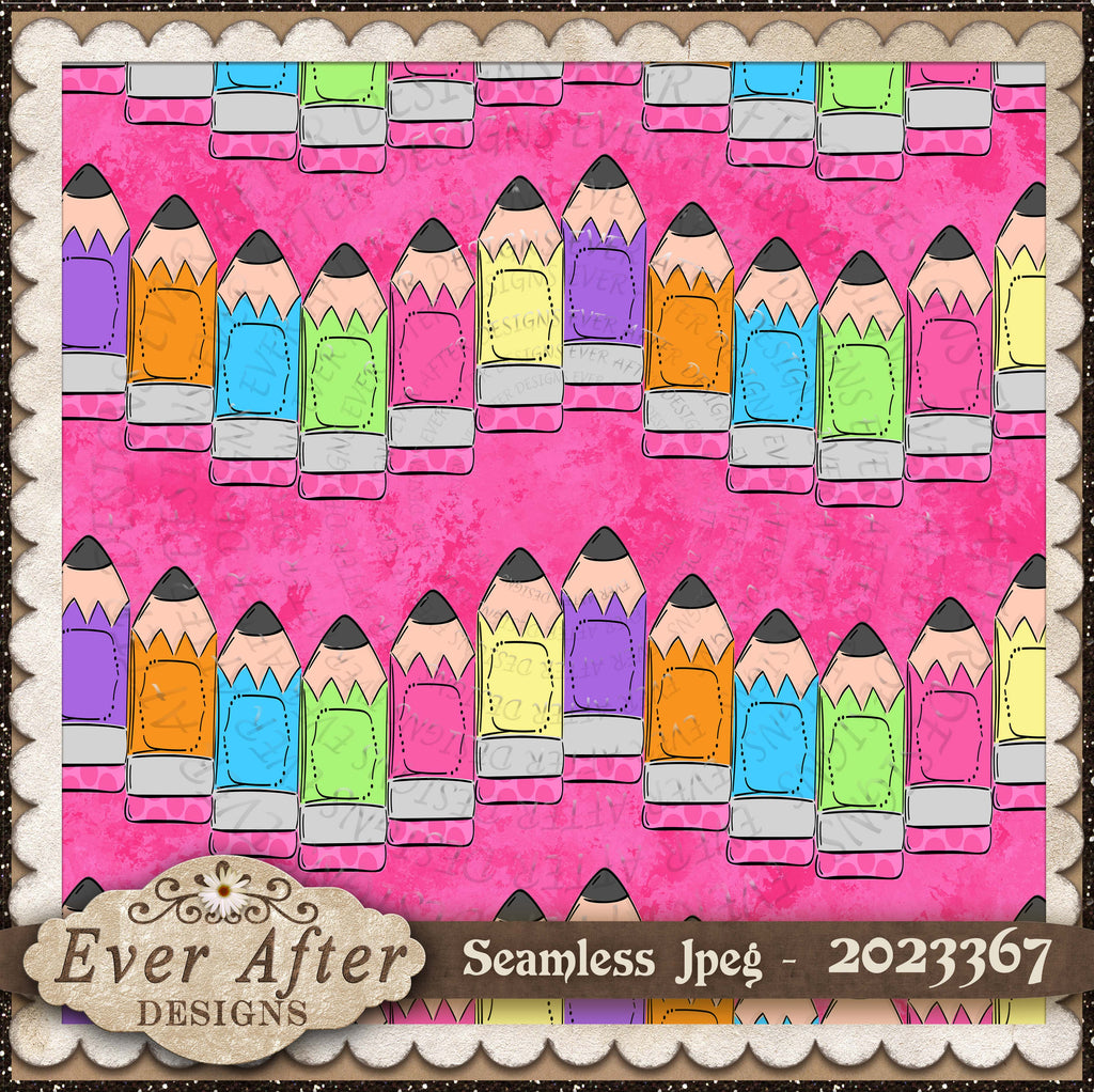 2023367 Candy Creations to cute for school pencil lines 2