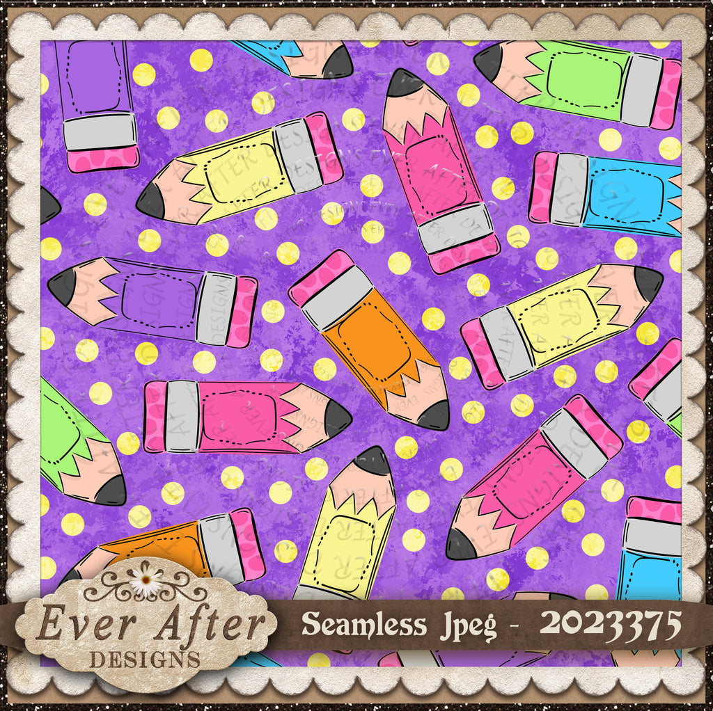 2023375 Candy Creations to cute for school pencil scatter 3