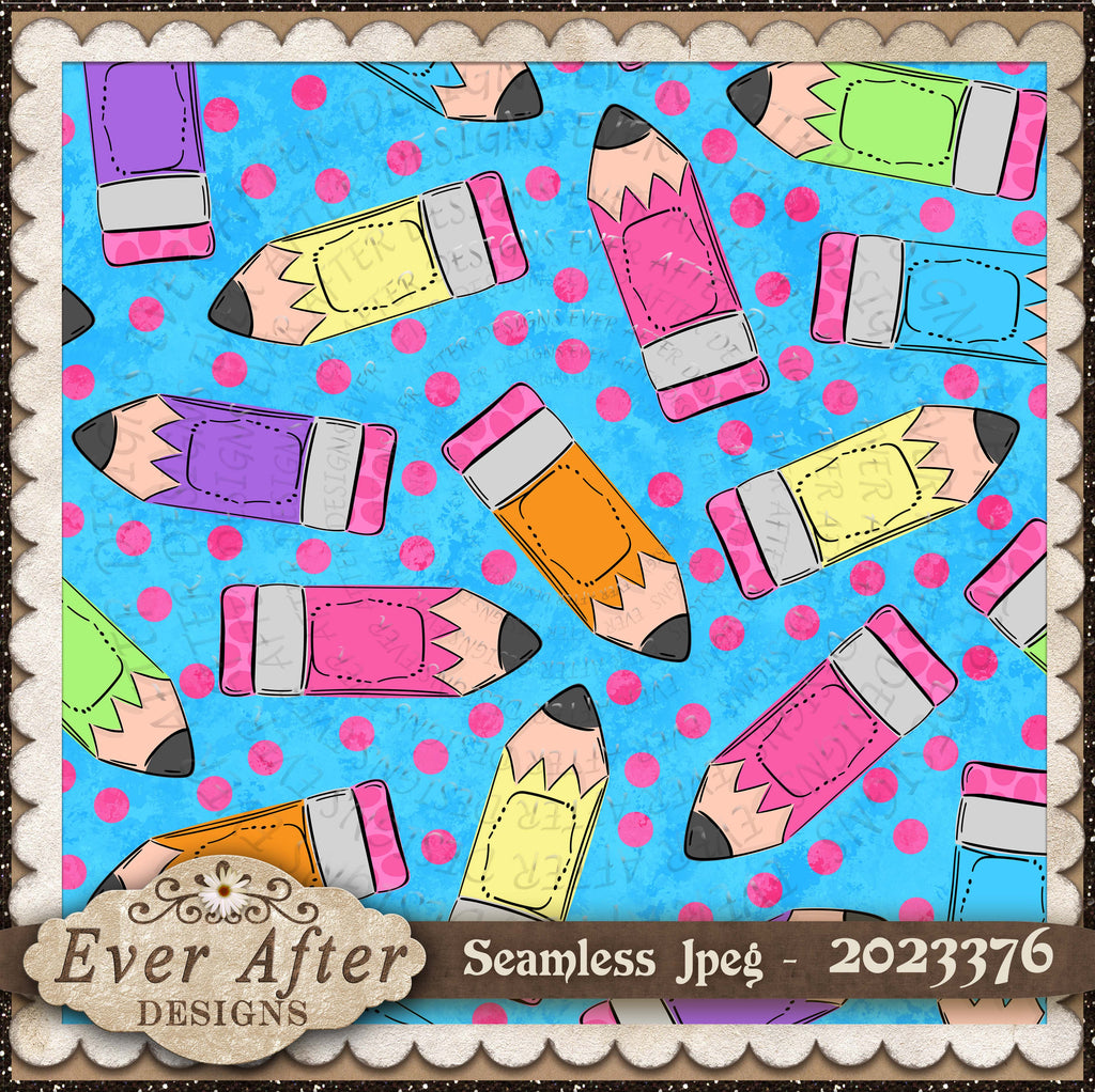 2023376 Candy Creations to cute for school pencil scatter 4