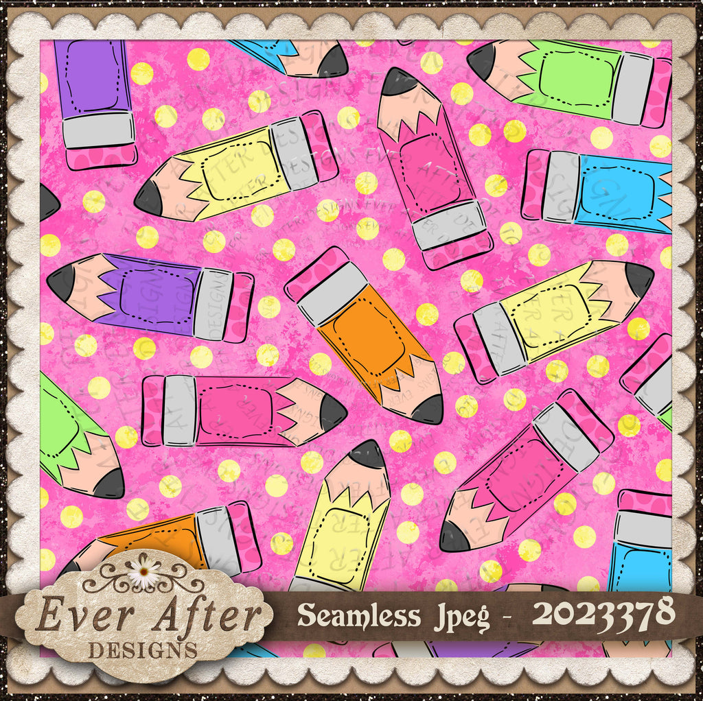 2023378 Candy Creations to cute for school pencil scatter 6