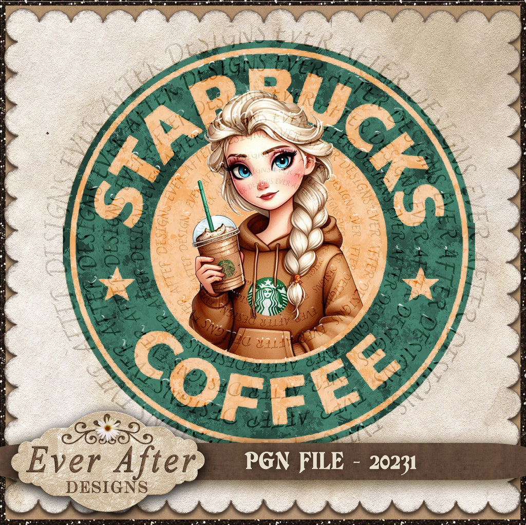 202400020 Elsa frozen logo Starbucks fun sub 1