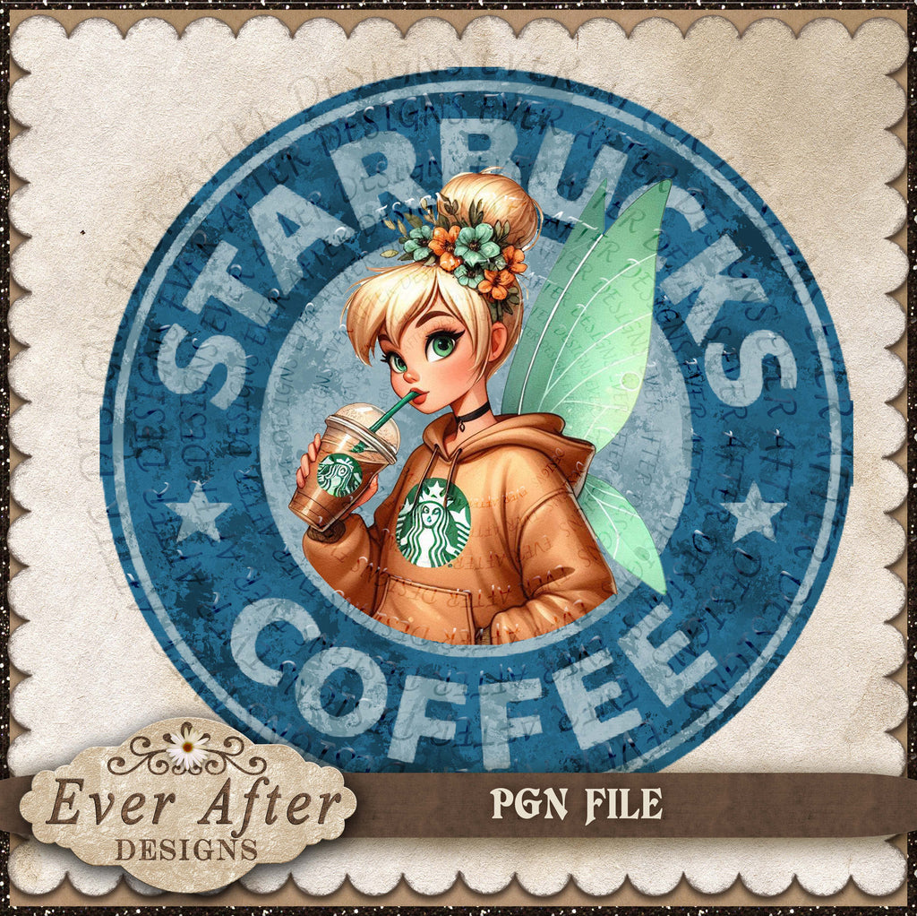 202400020 Tinkerbell  logo starbucks fun sub 1 blue