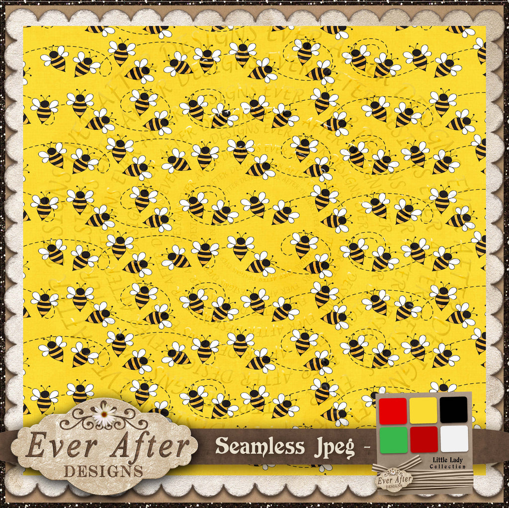 001395 bees buzzing yellow