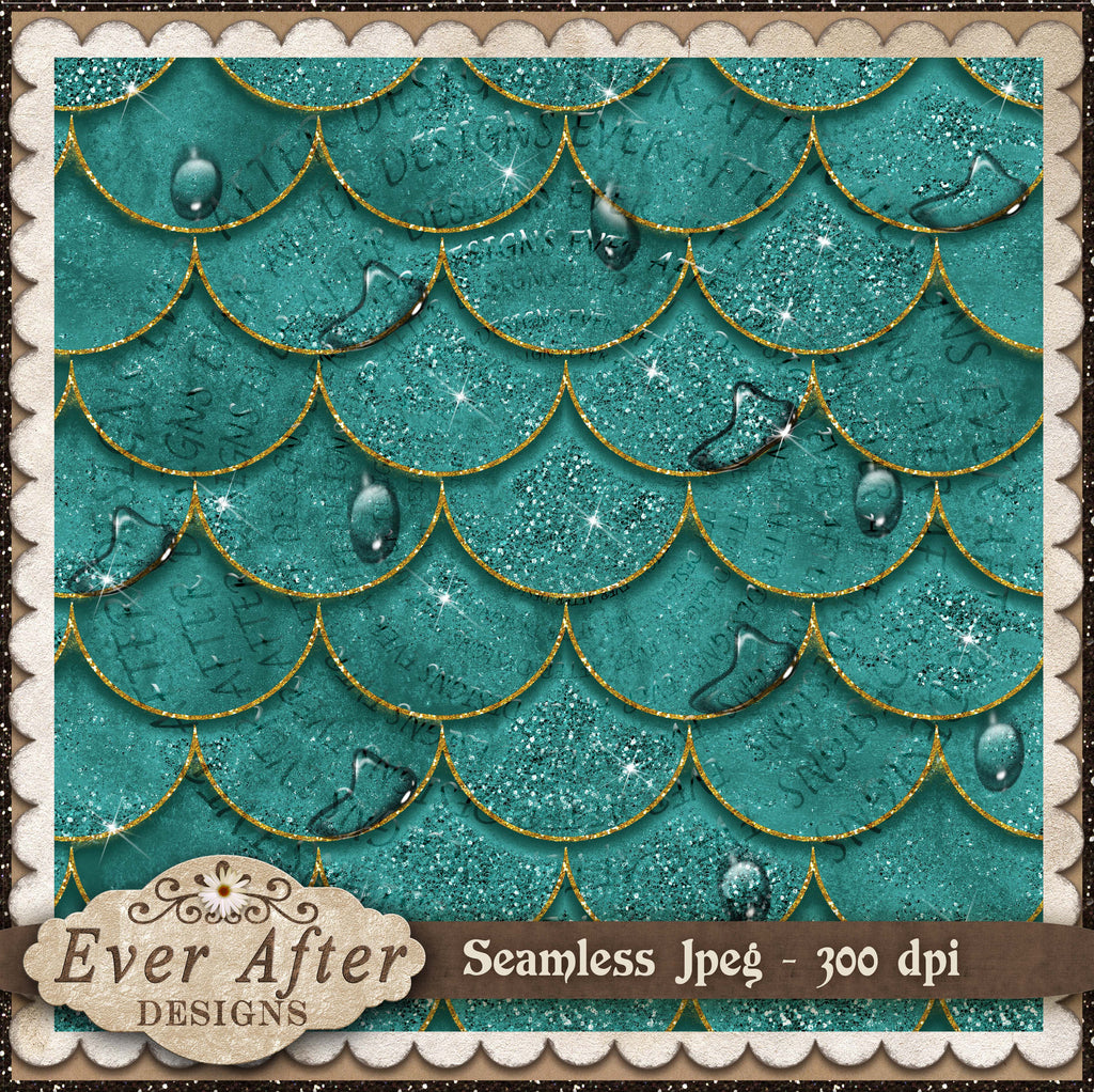 001635 waterdrop scales teal