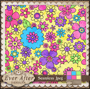 1245 Candy Creations hippie flowers scatter2