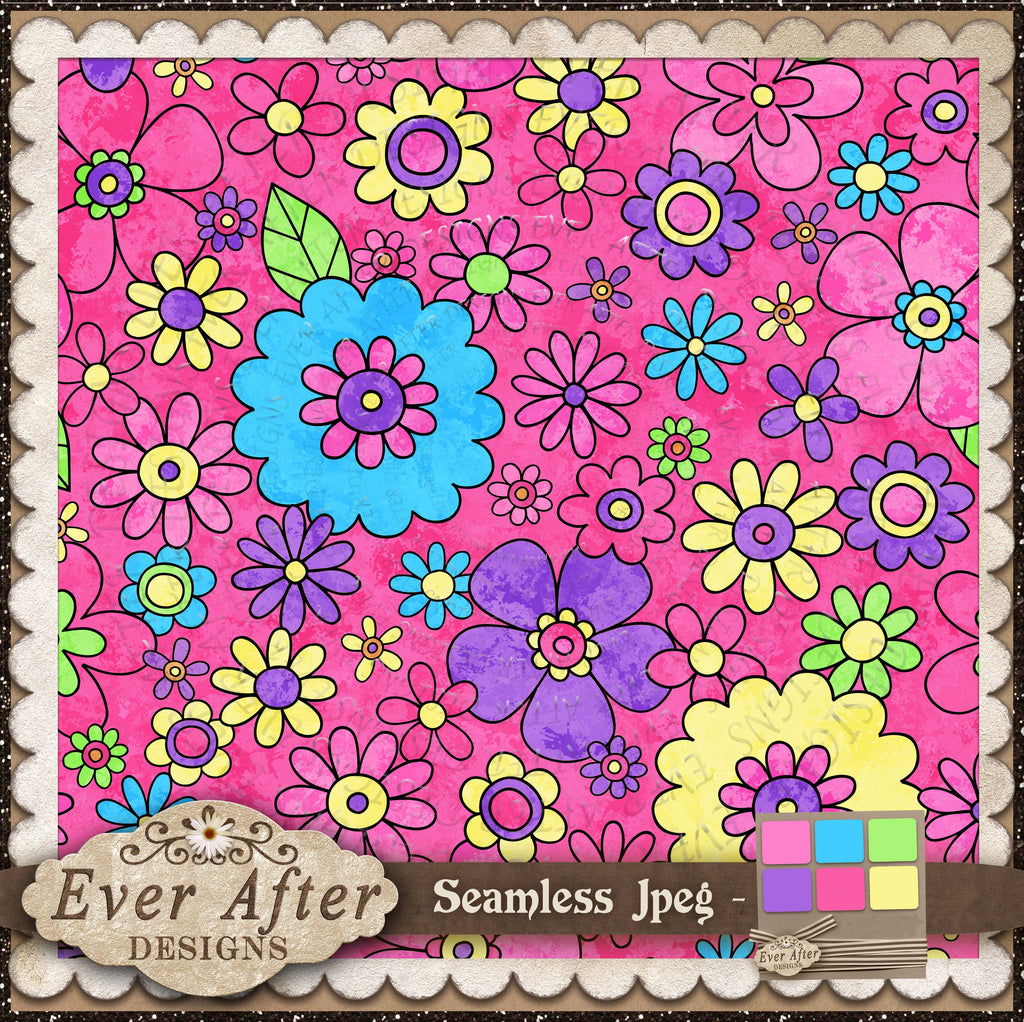 1246 Candy Creations hippie flowers scatter3