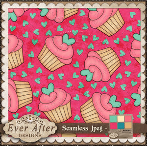 2054 beachy bird cupcake love scatter 3