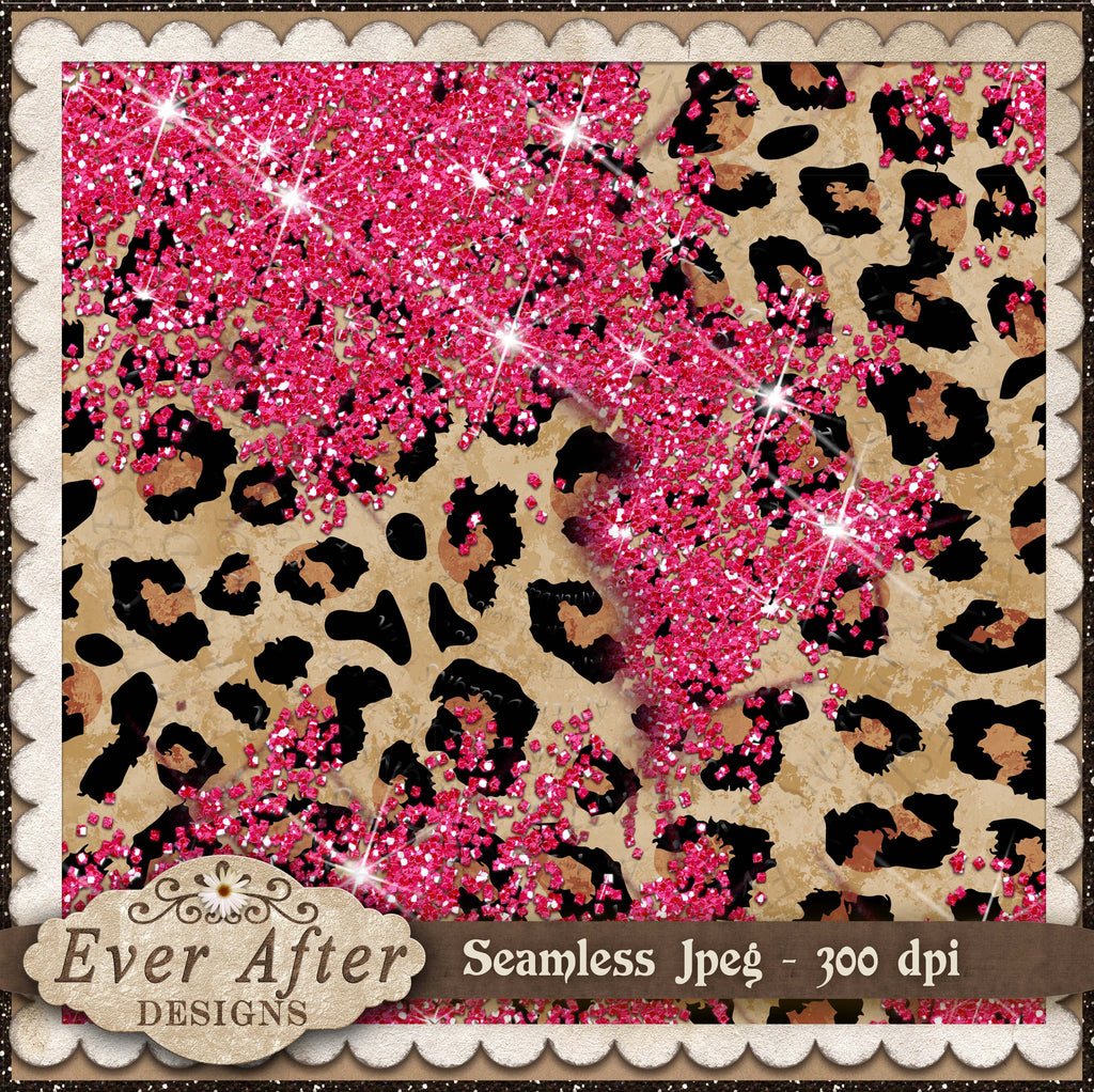 3045a wild things glitter scatter dark pink