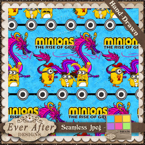 4175 minions logo stripes 2