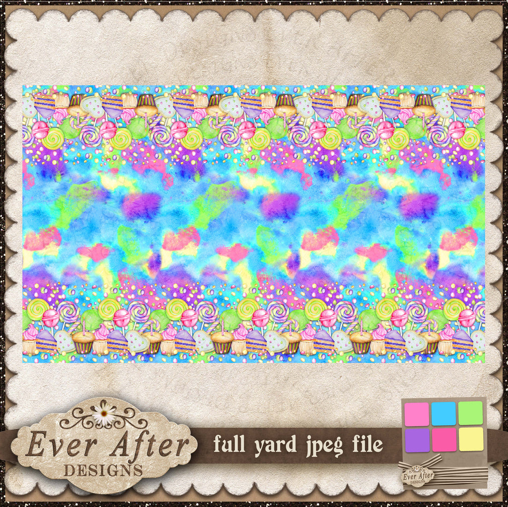 888 candy creations boarder print 1